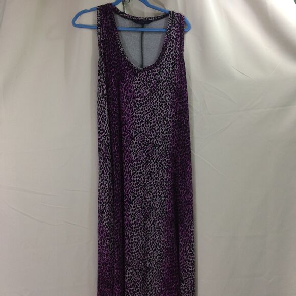NEW Rachel Roy Samantha Dress 0X Bright Hyacinth Purple Cheetah Print NWT - Picture 3 of 8